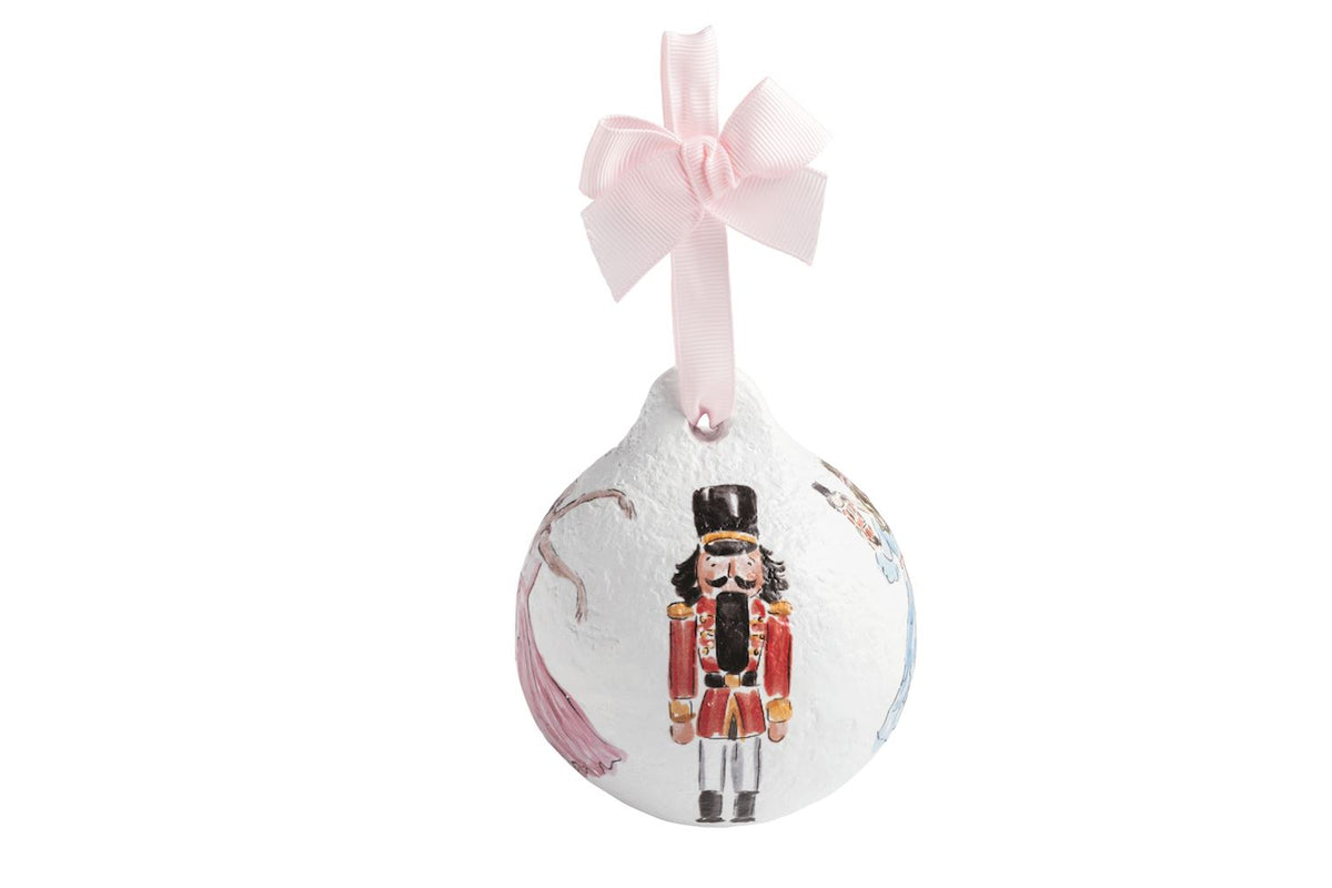 Mud Pie Nutcracker Papier-Mâché Ornament