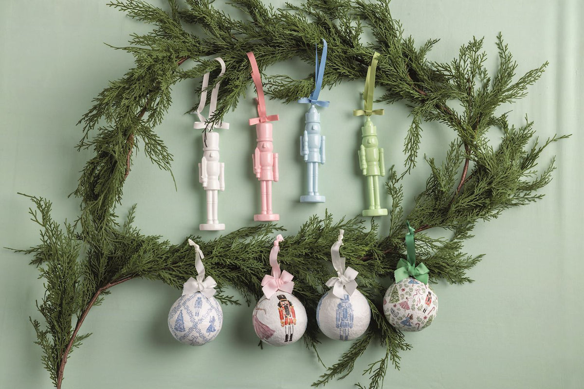 Mud Pie Nutcracker Papier-Mâché Ornament