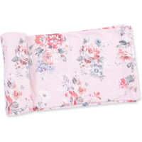 Angel Dear Painterly Rose Bouquets Swaddle Blanket