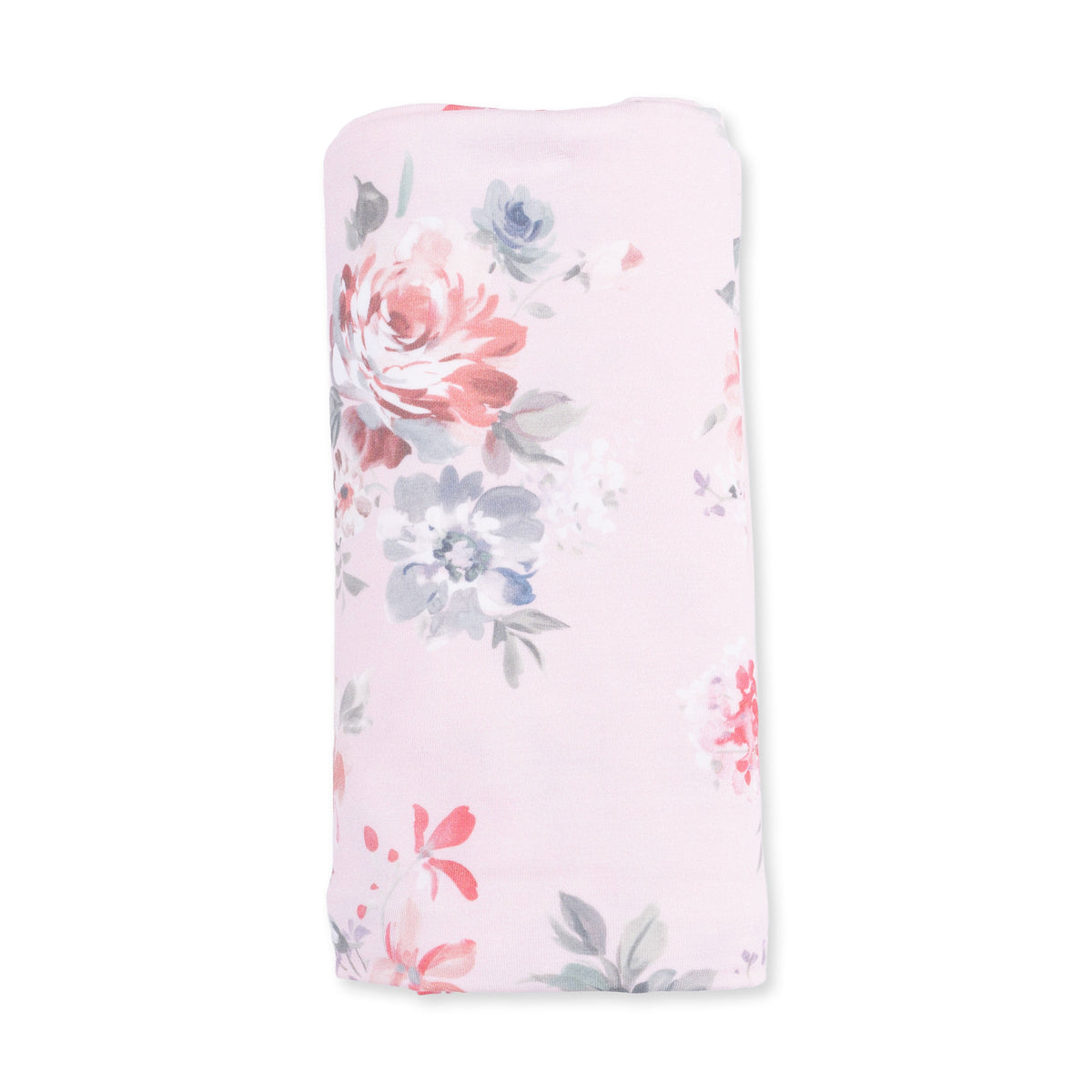 Angel Dear Painterly Rose Bouquets Swaddle Blanket