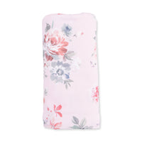 Angel Dear Painterly Rose Bouquets Swaddle Blanket