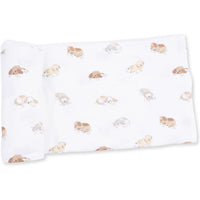 Angel Dear Puppy Snuggle Club Swaddle Blanket