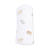 Angel Dear Puppy Snuggle Club Swaddle Blanket