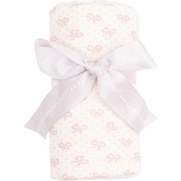 Angel Dear Vintage Mini Bows Swaddle Blanket