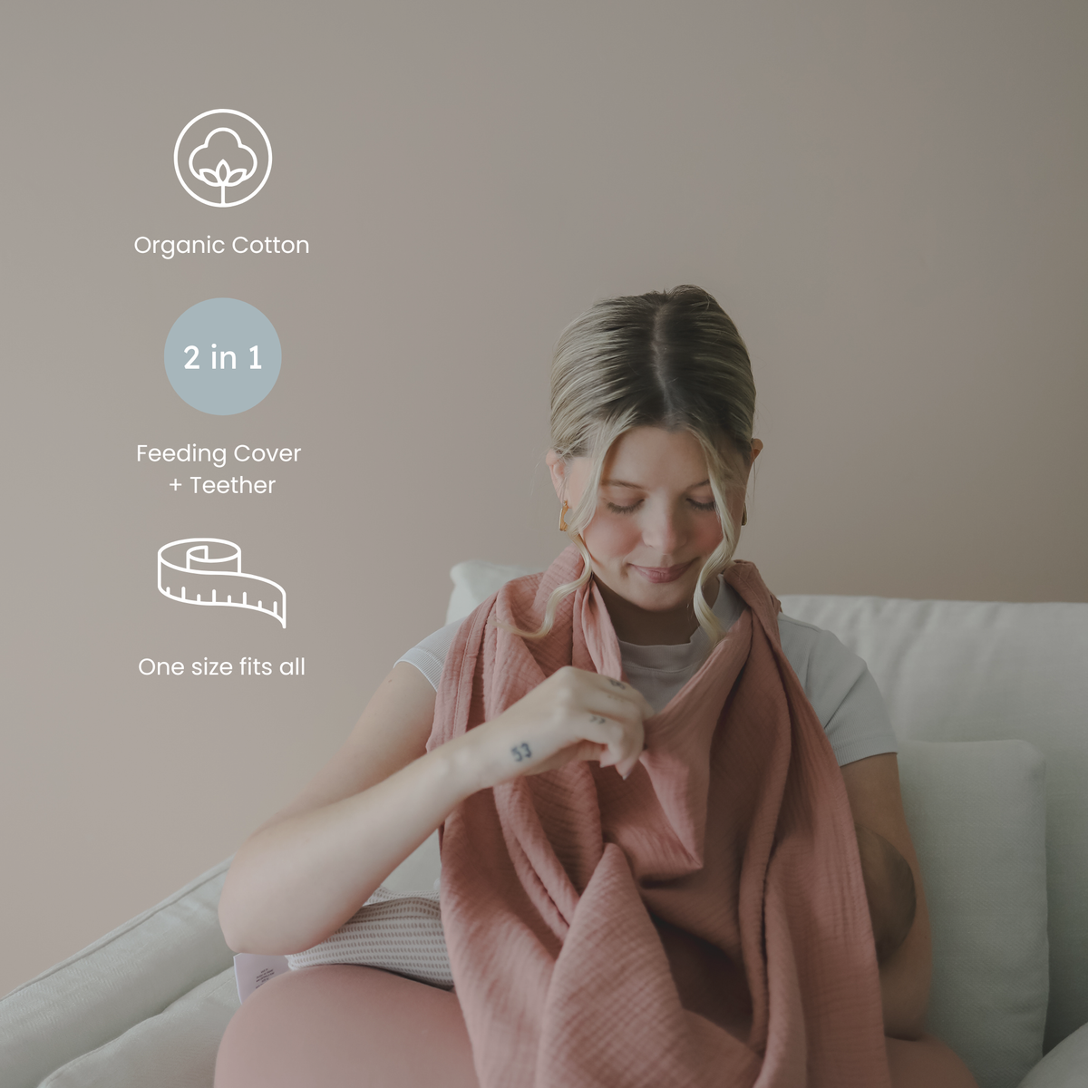 Snuggle Me Organic - Nursing Cover | Gumdrop