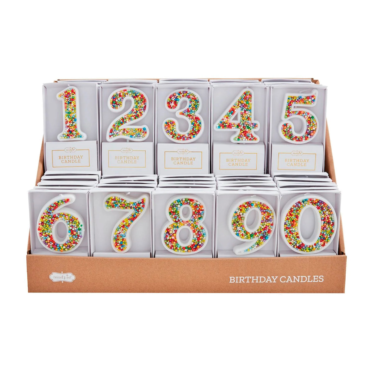 Mudpie Large Birthday Candle Numbers