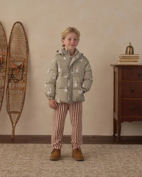 Rylee + Cru Rory Pant- Brick Stripe