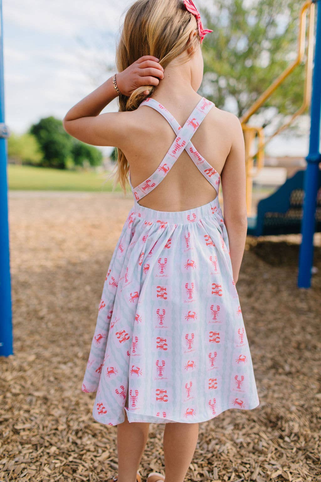 Ollie Jay - Sofia Dress in Le Crustace | Girls Twirl Dress