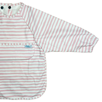 Calla & Friends - The Grayson Long Sleeve Bib - Brush Stripes