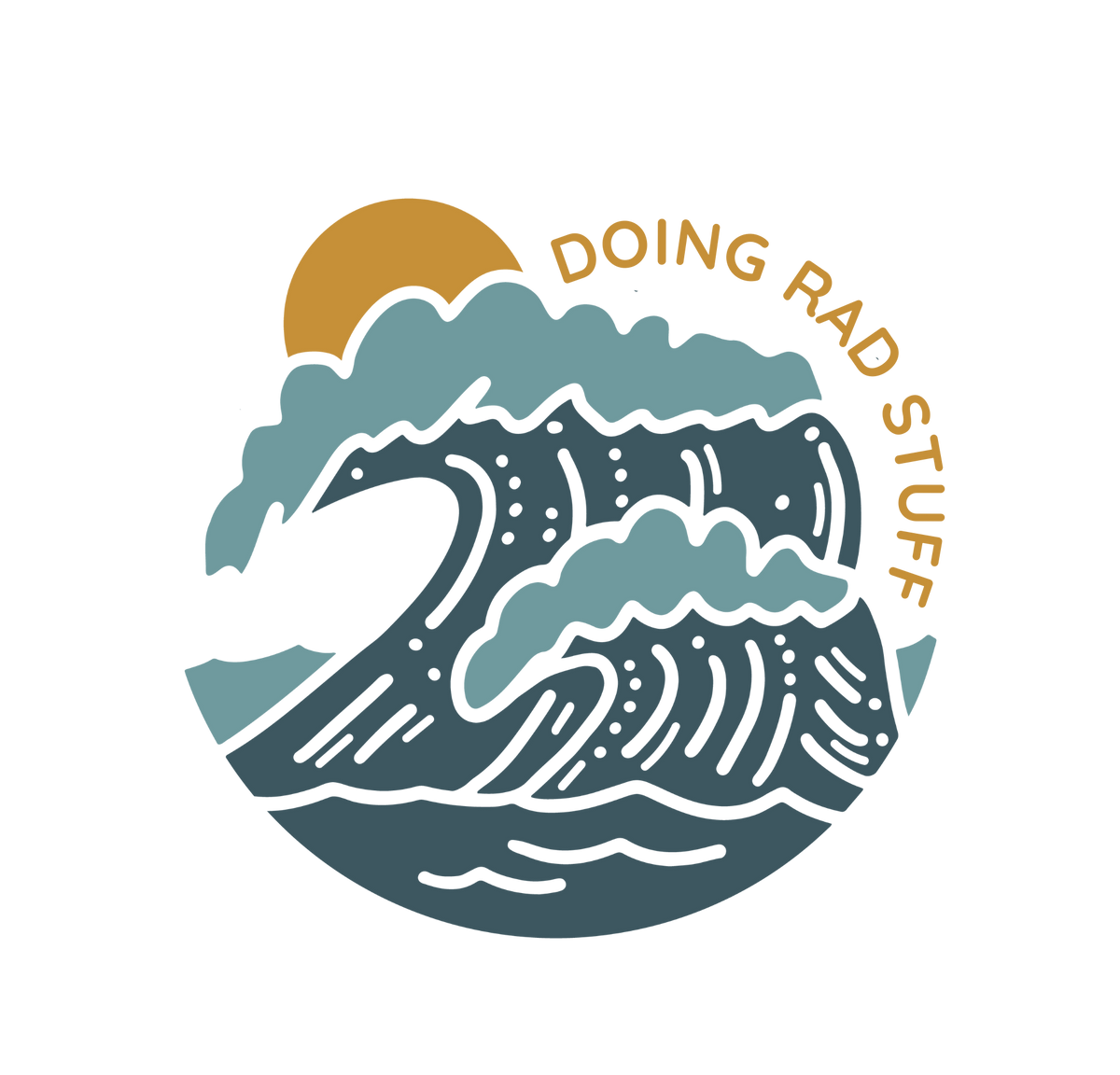 Spruce Seed - Doing Rad Stuff Coastal Kids Trucker Hat Surf Youth Toddler