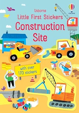 Usborne Little First Stickers Construction Site