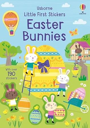 Usborne Little First Stickers Easter Bunnies Activity Book