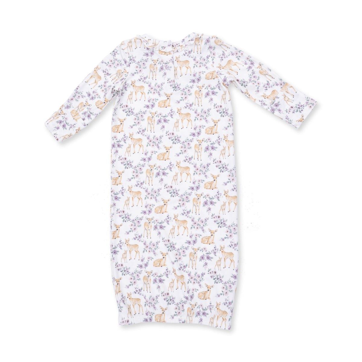 Angel Dear Floral Deer Kimono Gown and Knot Headband