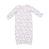 Angel Dear Floral Deer Kimono Gown and Knot Headband