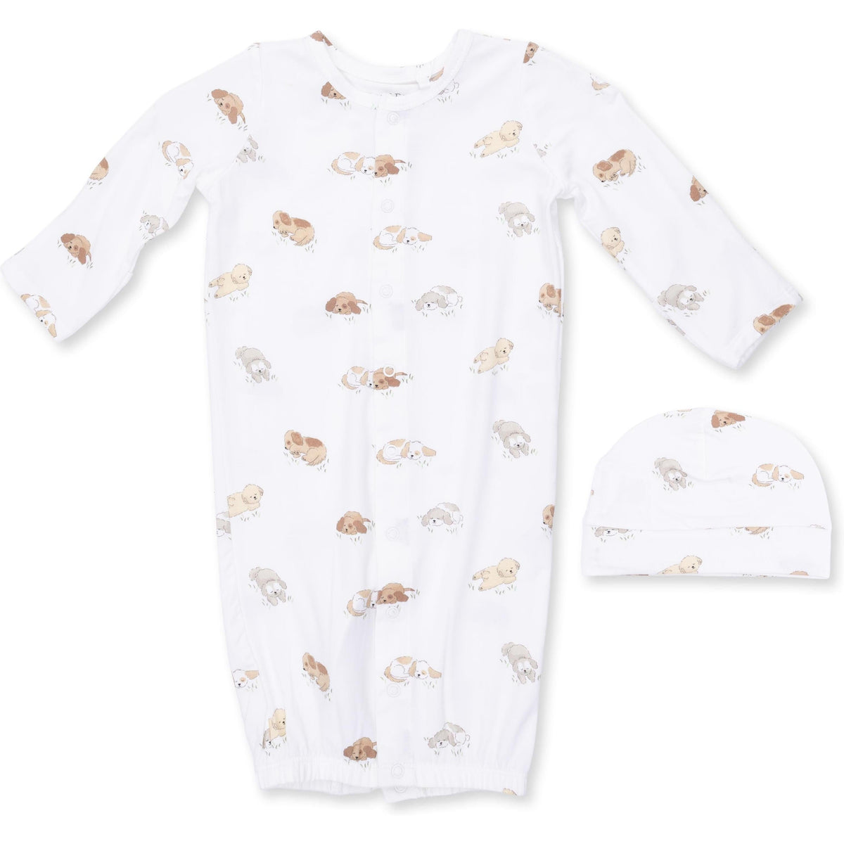 Angel Dear Puppy Snuggle Club Convertible Gown and Beanie Hat