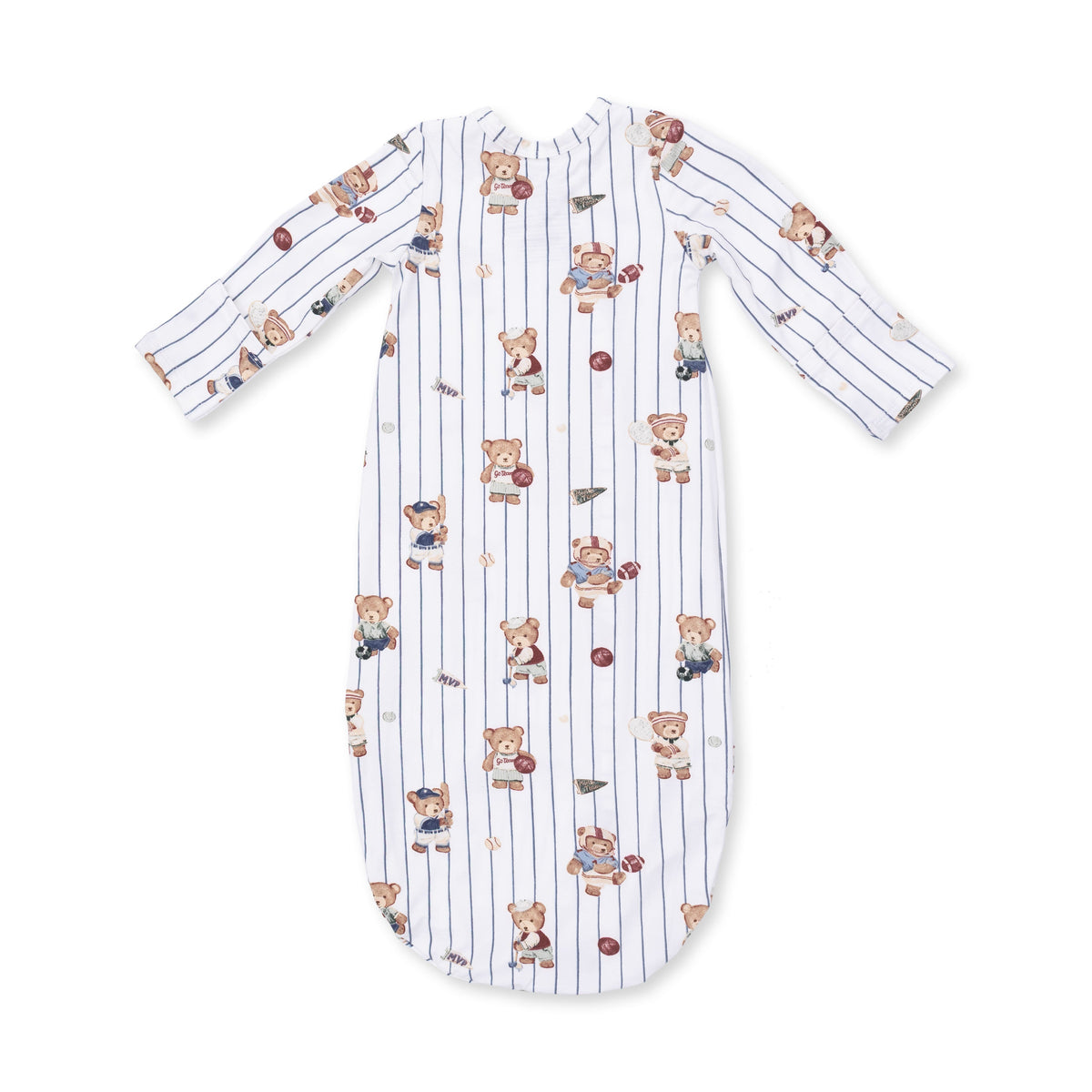 Angel Dear Mixed Sports Bears Bundle Gown and Knotted Hat