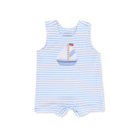 Angel Dear Bubbly Sailboat Stripe  Sleeveless Jon Jon