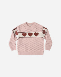 Rylee + Cru Reagan Sweater- Hearts
