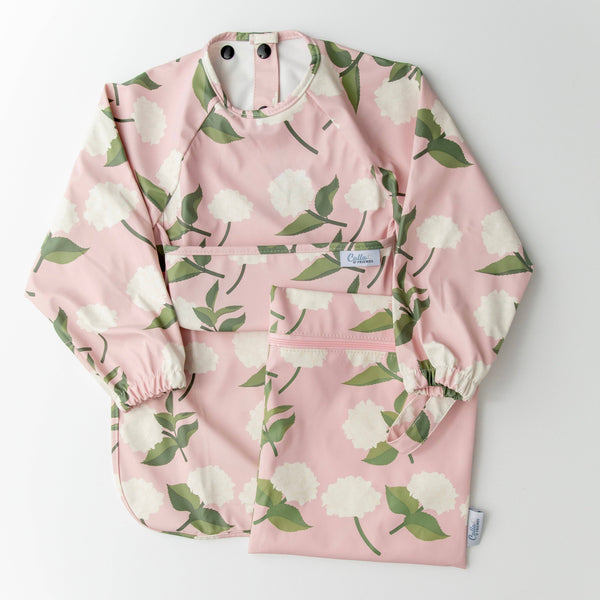 Calla & Friends - The Grayson Long Sleeve Bib - Hydrangeas