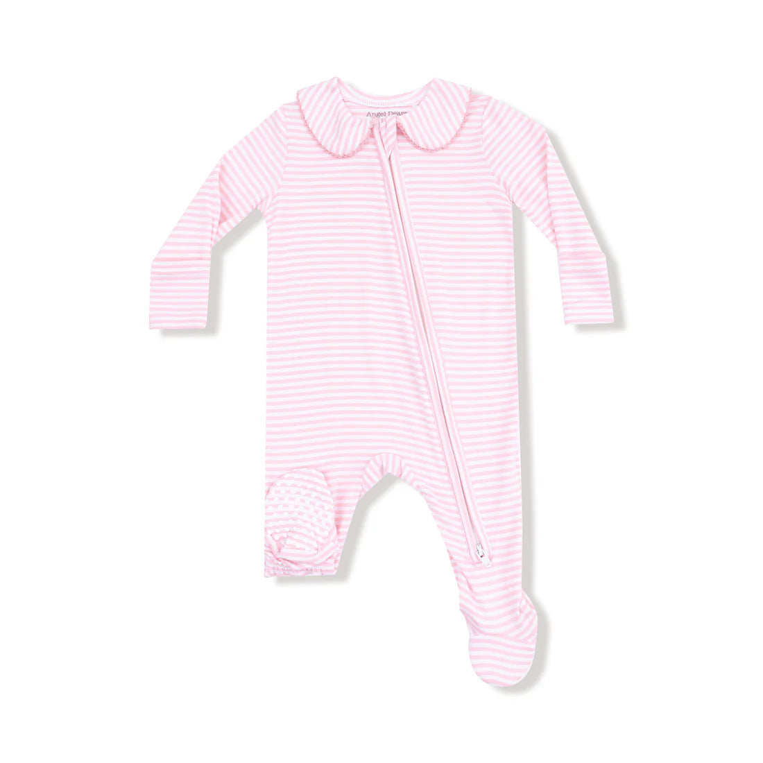 Angel Dear Peter Pan 2 Way Zipper Footie II Baby Golf Carts - Pink