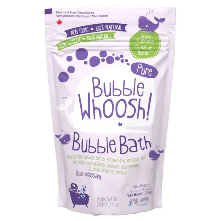 Bubble Whoosh Pure Non Toxic  Bubble Bath- Grape