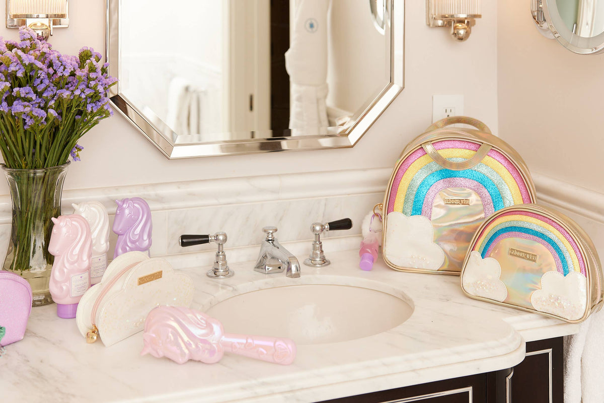 Glimmer Wish - Unicorn Hair Detangler Brush For Kids | Gift for Kids |