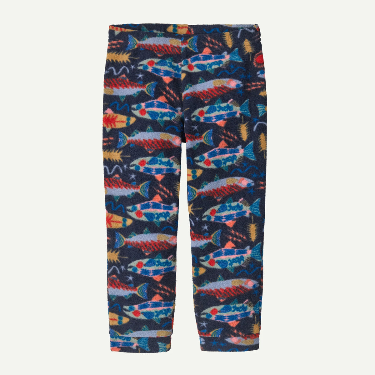 Patagonia Baby Micro D® Fleece Bottoms-  Salmon Energy: New Navy