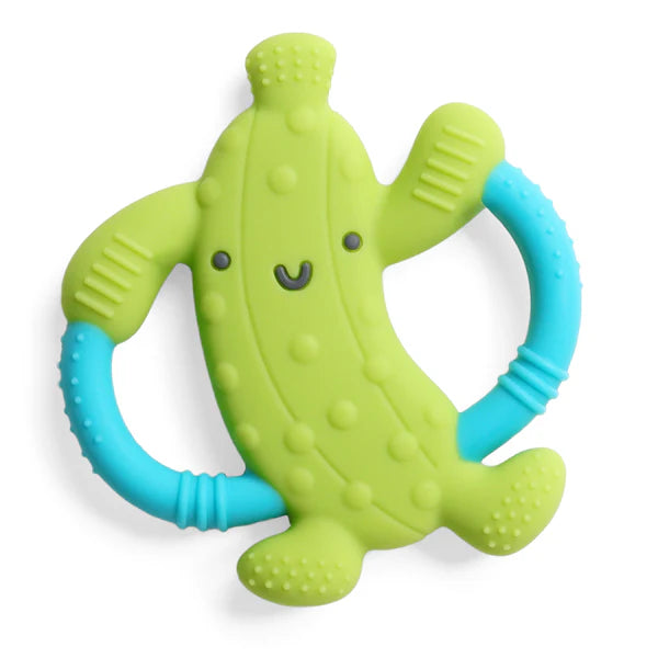 Itzy Ritzy Chew Crew™ Silicone Handle Teether- Parker the Pickle