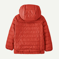 Patagonia Kids' Reversible Down Sweater™ Hoody-  Salmon Energy: Ink Black