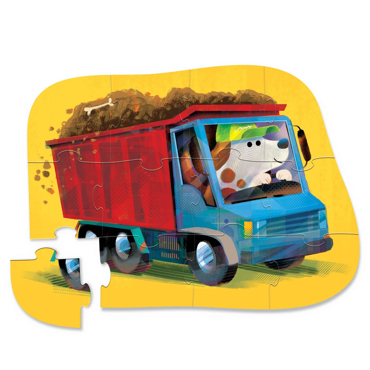 Crocodile Creek Inc. - 12-Piece Mini Puzzle - Go Big Dog