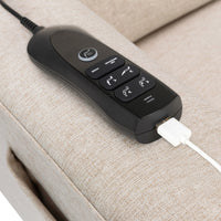 Namesake Willa Deluxe Power Recliner and Swivel Glider with Heat and Massage
