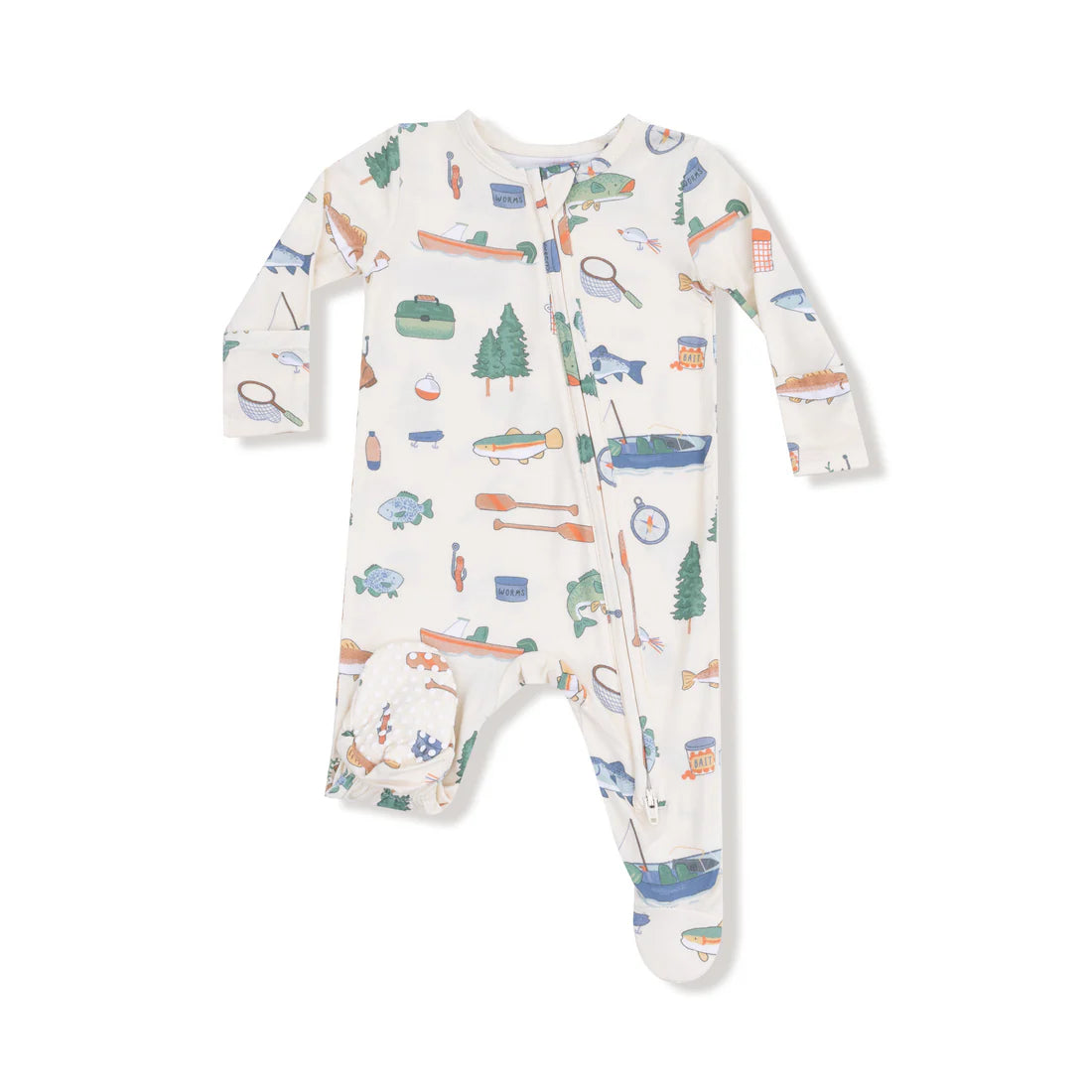 Angel Dear 2 Way Zipper Footie II  Fishing Things