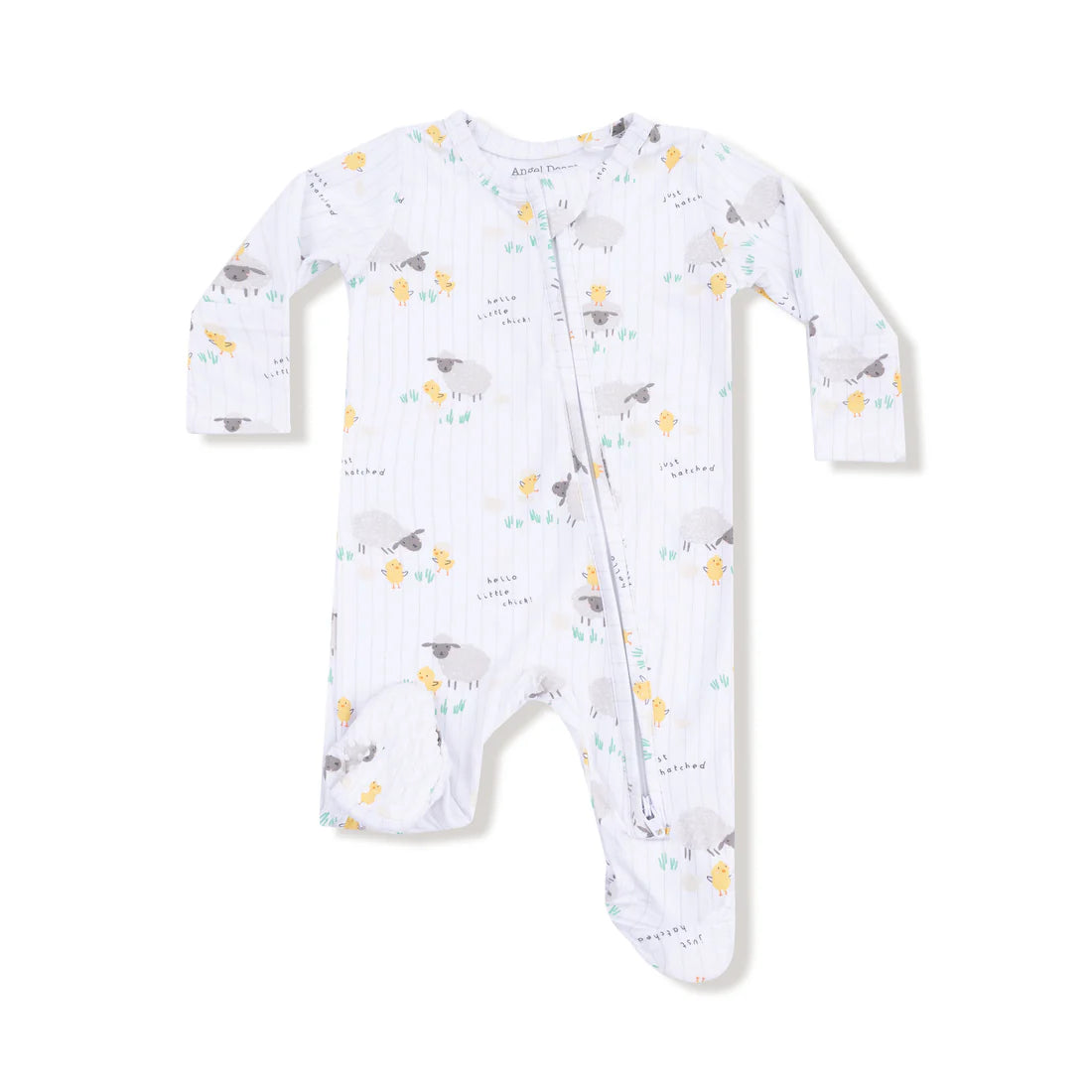 Angel Dear 2 Way Zipper Footie II Just Hatched - Unisex