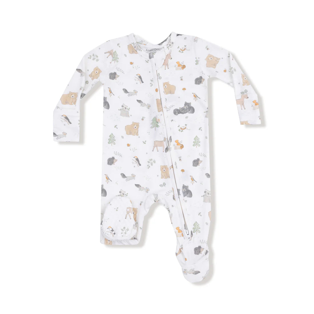 Angel Dear 2 Way Zipper Footie II Woodland Babies