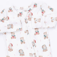 Angel Dear Christmas Teddy Bears Uni 2 Way Zipper Footie