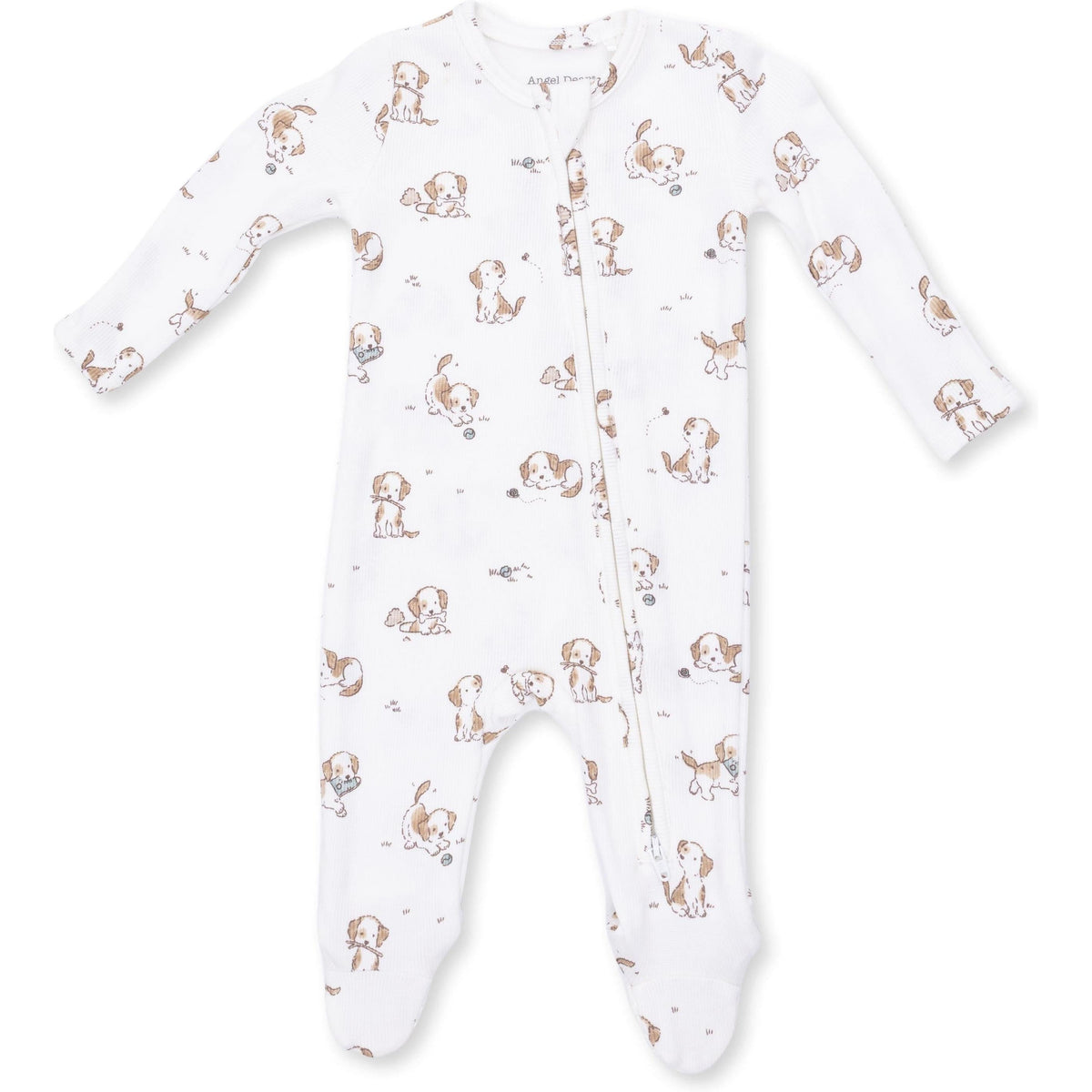 Angel Dear Explorer Puppy Blue 2 Way Zipper Footie