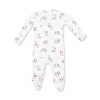 Angel Dear Explorer Puppy Blue 2 Way Zipper Footie