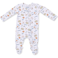 Angel Dear Football Check 2 Way Zipper Footie