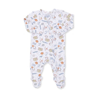 Angel Dear Football Check 2 Way Zipper Footie