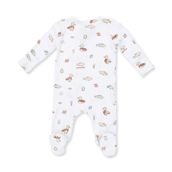 Angel Dear Lake Cuties 2 Way Zipper Footie