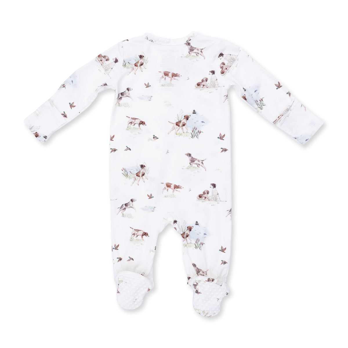 Angel Dear Pointer Pups and Duck Buddies 2 Way Zipper Footie