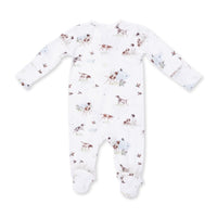 Angel Dear Pointer Pups and Duck Buddies 2 Way Zipper Footie