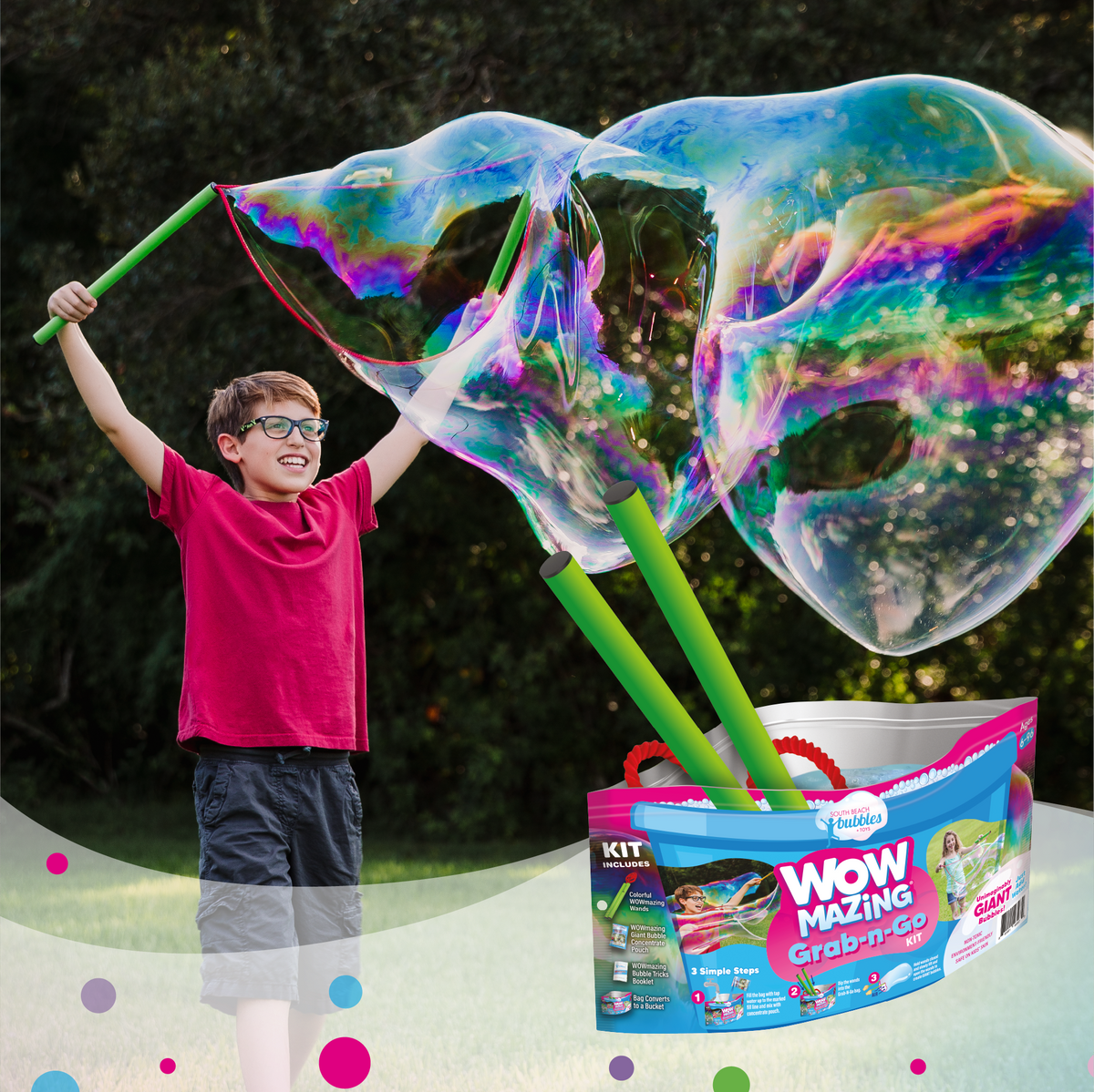 South Beach Bubbles - WOWmazing Grab-n-Go Kit (Preloaded PDQ 18 units)