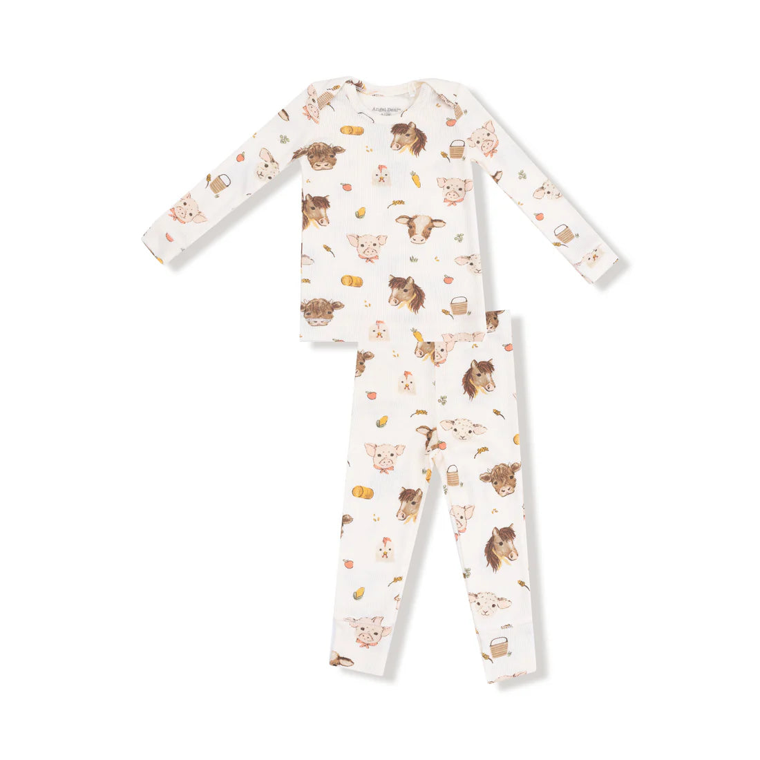 Angel Dear Loungewear Set- Vintage Baby Farm Animals