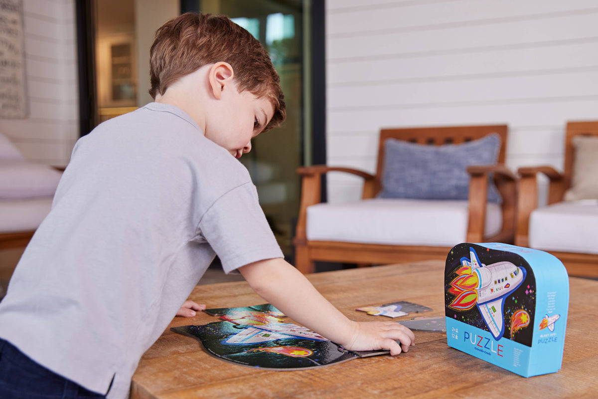 Crocodile Creek Inc. - 12-Piece Mini Puzzle - Blast Off