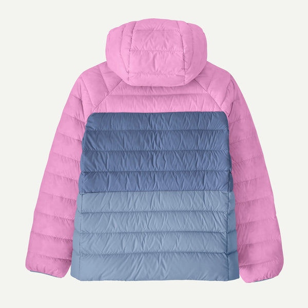 Kids' Reversible Down Sweater™ Hoody- Smolder Blue