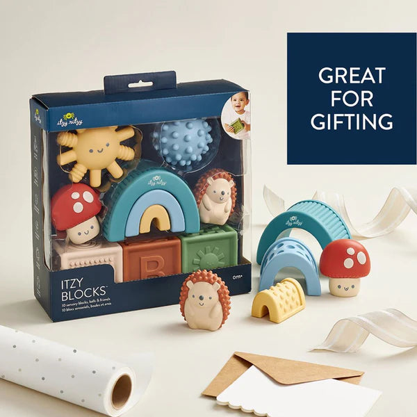 Itzy Ritzy Itzy Blocks™ Sensory Blocks Set- Friends
