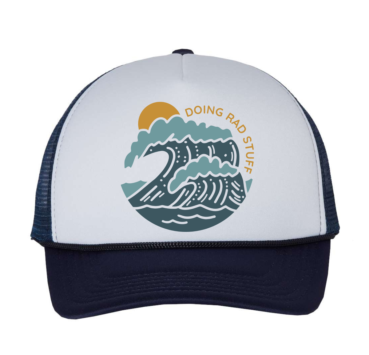 Spruce Seed - Doing Rad Stuff Coastal Kids Trucker Hat Surf Youth Toddler