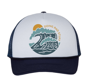 Spruce Seed - Doing Rad Stuff Coastal Kids Trucker Hat Surf Youth Toddler