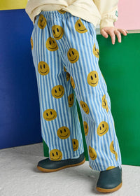 Alice & Wonder - Striped Denim Smiley Pant